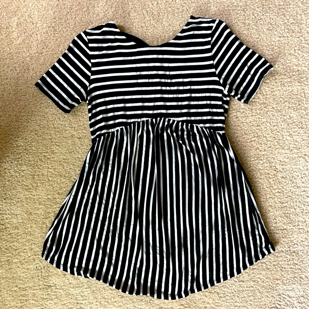 Black and White Pinkblush Maternity Top Medium